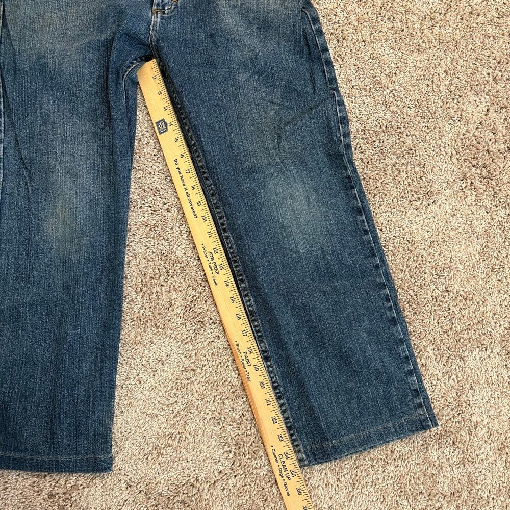 Wrangler Authentic Jeans Mens 34x30 Hemmed to 25 Inseam Medium Wash Blue Denim - Picture 7 of 7